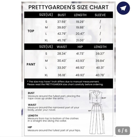 PrettyGarden Pant Blazer Vest Set Size XL Linen Blend High Waisted Wide Leg Chic - Picture 16 of 16